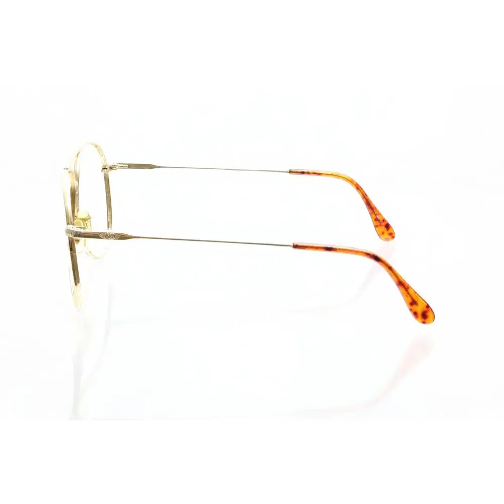 AO American Optical Gold Aviator 58-18mm Sunglass / Eyeglass FRAMES ONLY - GOOD